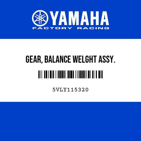 GEAR, BALANCE WELGHT ASSY.