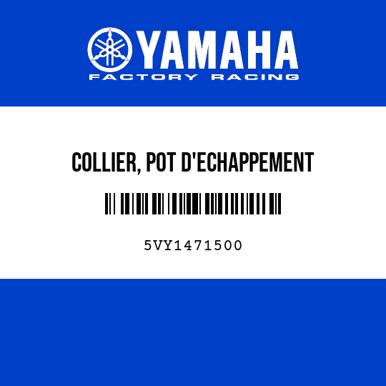 COLLIER, POT D'ECHAPPEMENT