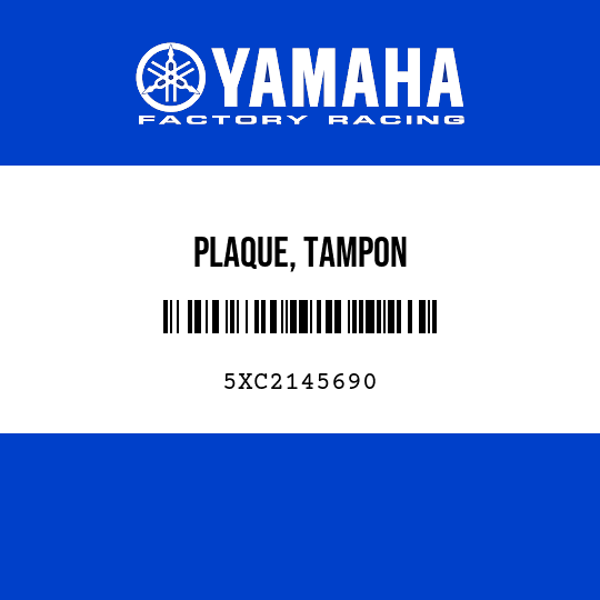 PLAQUE, TAMPON