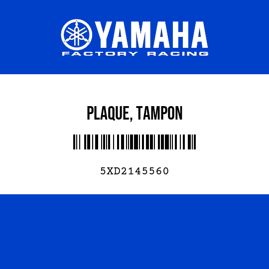 PLAQUE, TAMPON