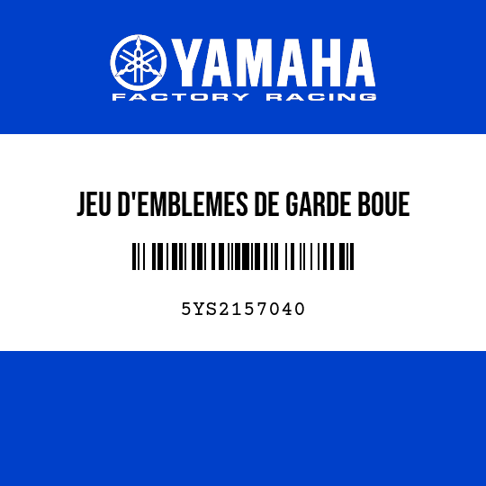 JEU D'EMBLEMES DE GARDE BOUE