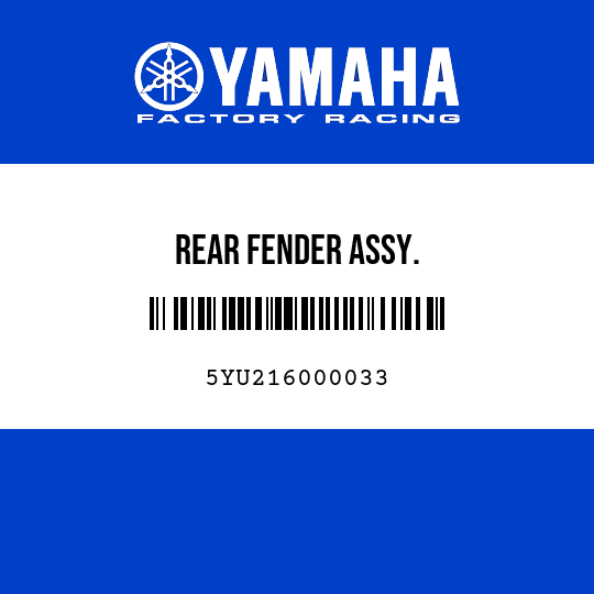 REAR FENDER ASSY.