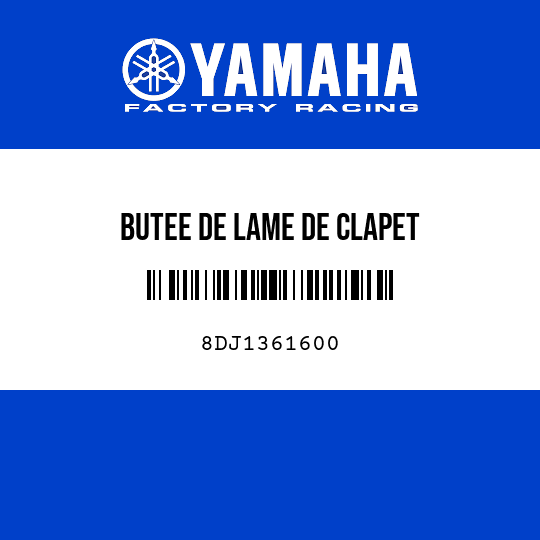 BUTEE DE LAME DE CLAPET