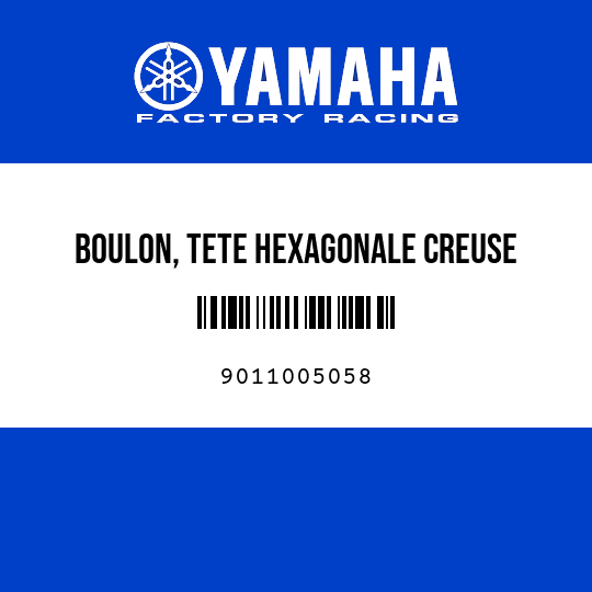 BOULON, TETE HEXAGONALE CREUSE
