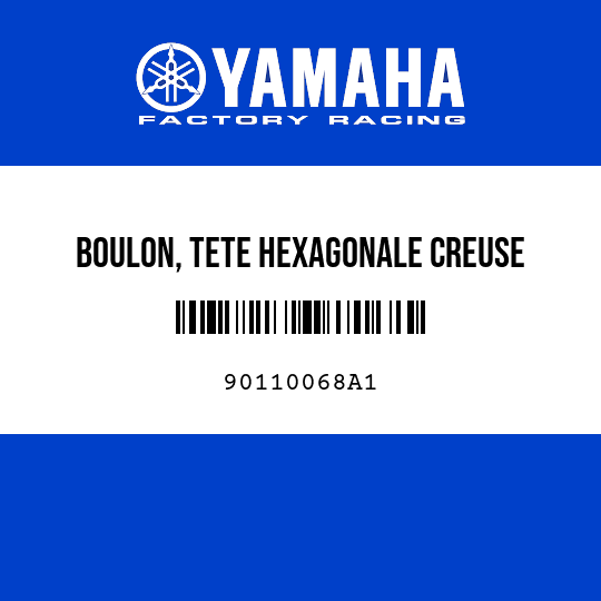 BOULON, TETE HEXAGONALE CREUSE