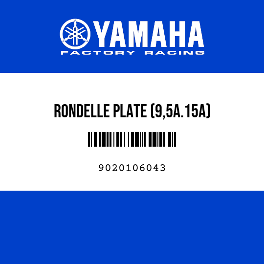 RONDELLE PLATE (9,5A.15A)