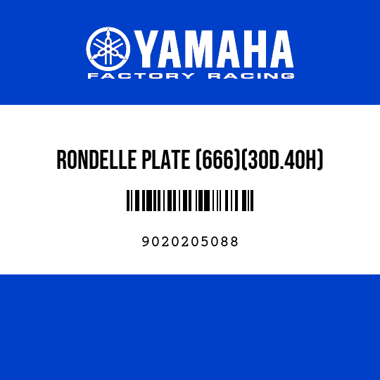 RONDELLE PLATE (666)(30D.40H)