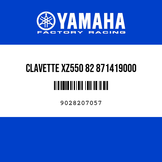 CLAVETTE XZ550 82 871419000