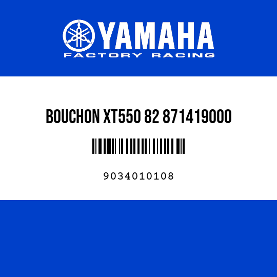 BOUCHON XT550 82 871419000