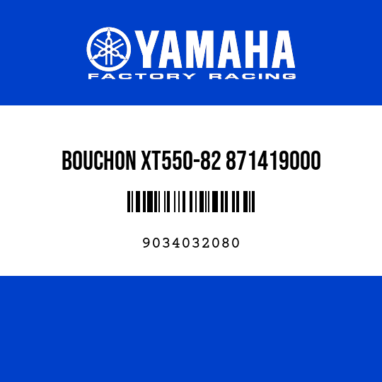 BOUCHON XT550-82 871419000