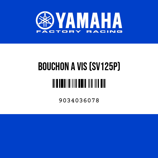 BOUCHON A VIS (SV125P)