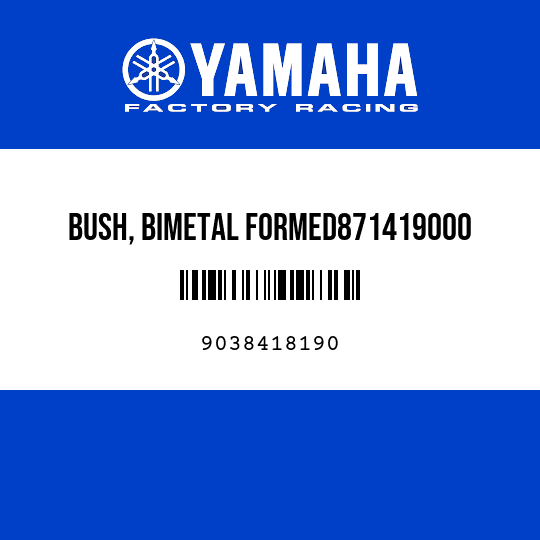 BUSH, BIMETAL FORMED871419000