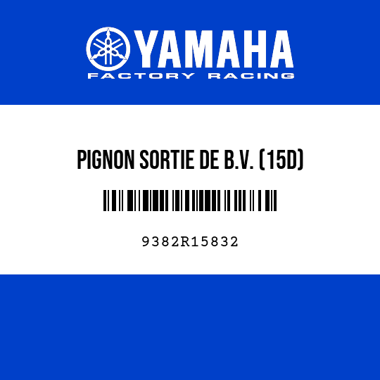 PIGNON SORTIE DE B.V. (15D)