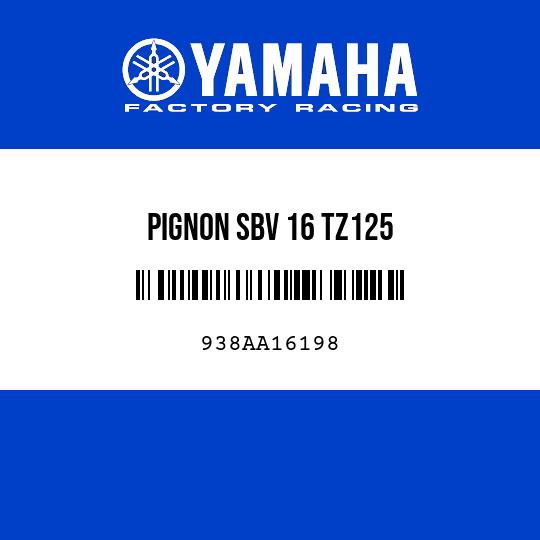 PIGNON SBV 16 TZ125