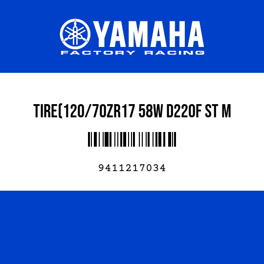 TIRE(120/70ZR17 58W D220F ST M