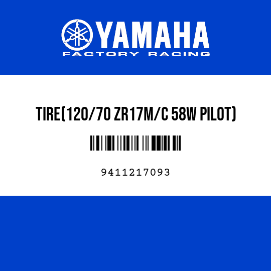 TIRE(120/70 ZR17M/C 58W PILOT)