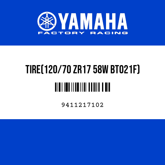 TIRE(120/70 ZR17 58W BT021F)