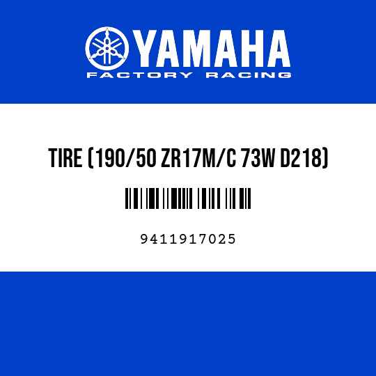 TIRE (190/50 ZR17M/C 73W D218)