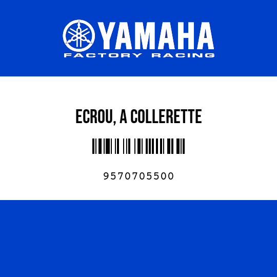 ECROU, A COLLERETTE