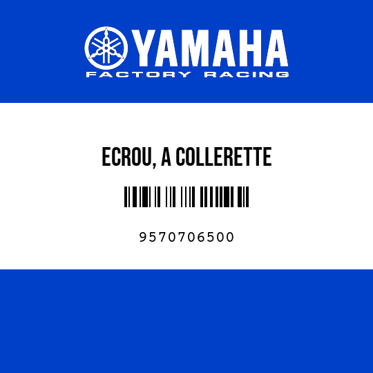 ECROU, A COLLERETTE