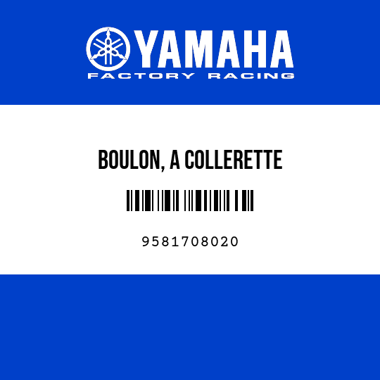 BOULON, A COLLERETTE