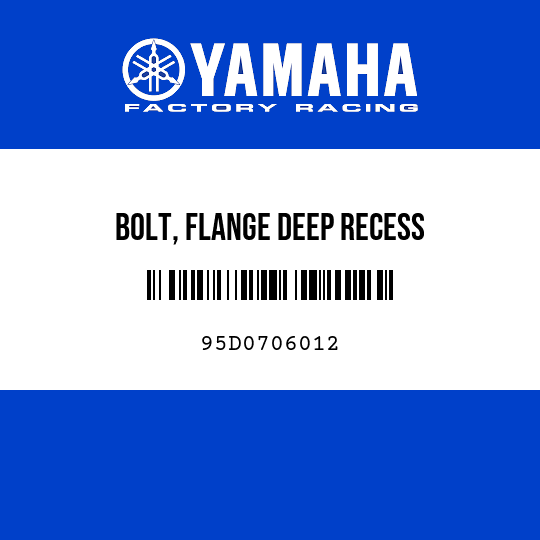 BOLT, FLANGE DEEP RECESS
