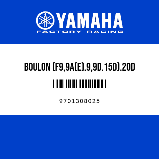BOULON (F9,9A(E).9,9D.15D).20D