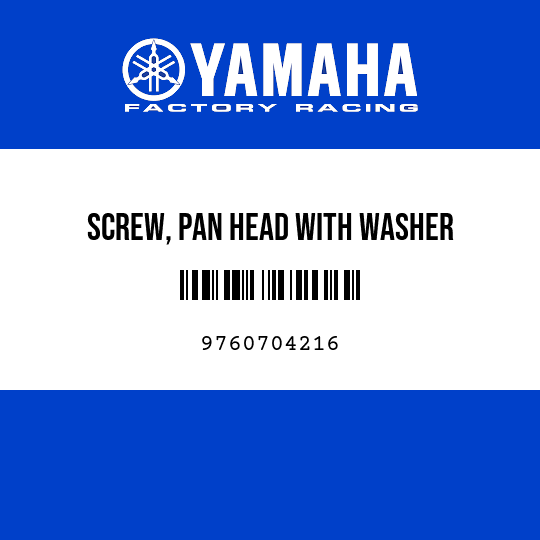SCREW, PAN HEAD WITH WASHER