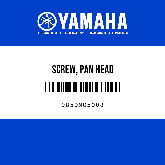 SCREW, PAN HEAD