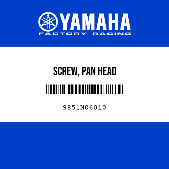 SCREW, PAN HEAD