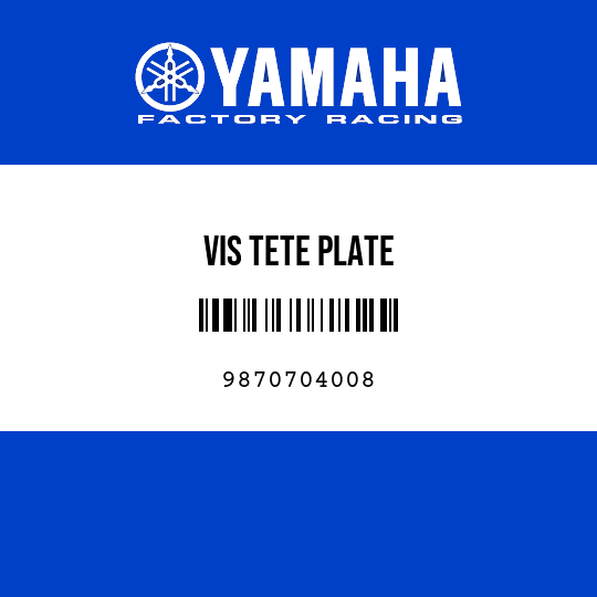 VIS TETE PLATE