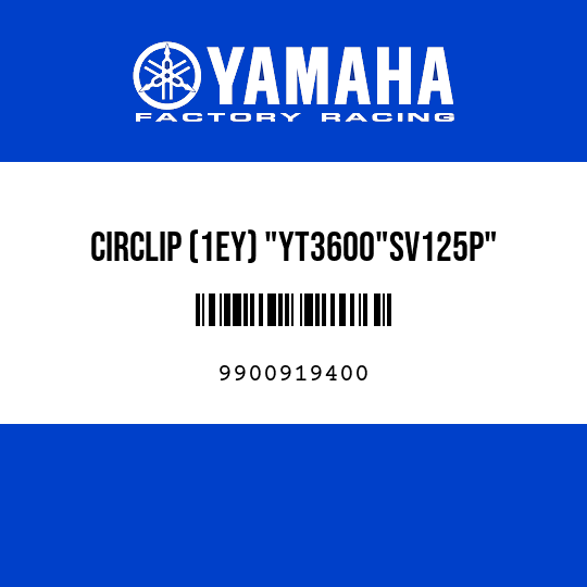 CIRCLIP (1EY) "YT3600"SV125P"