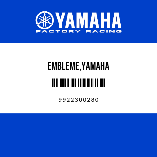EMBLEME,YAMAHA