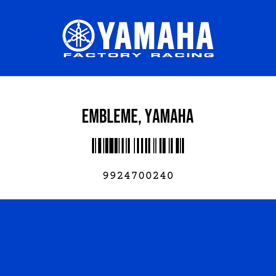 EMBLEME, YAMAHA