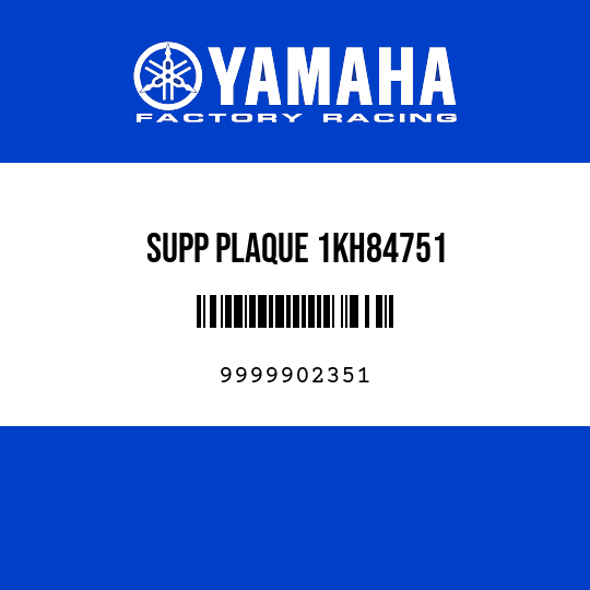 SUPP PLAQUE 1KH84751