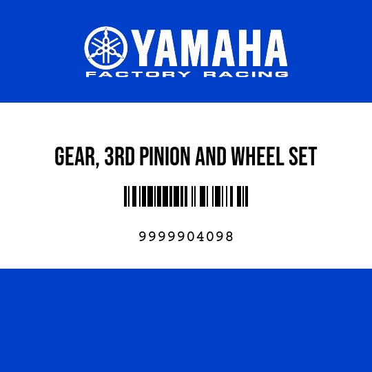 GEAR, 3RD PINION AND WHEEL SET