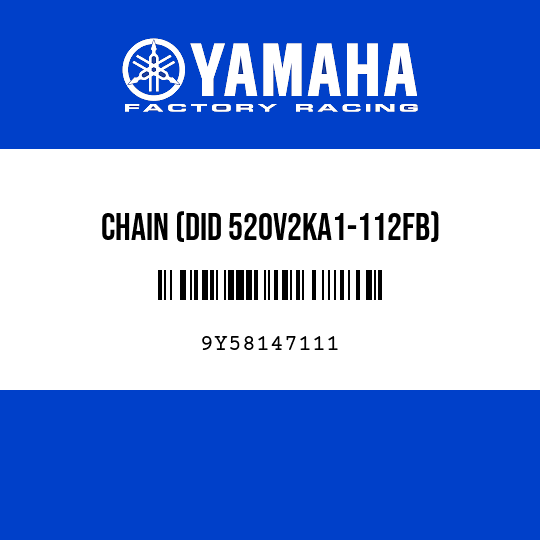 CHAIN (DID 520V2KA1-112FB)