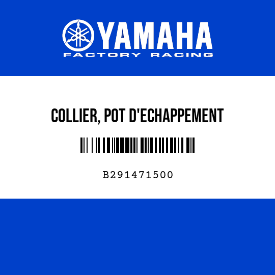 COLLIER, POT D'ECHAPPEMENT