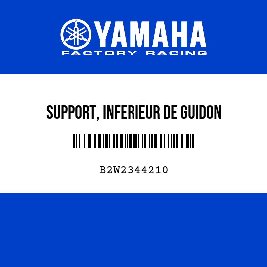 SUPPORT, INFERIEUR DE GUIDON