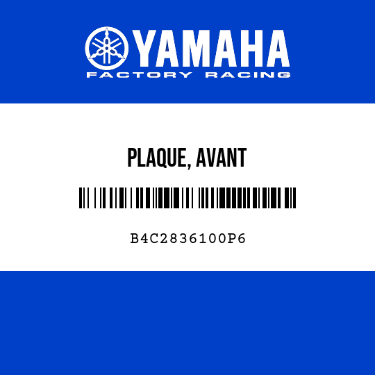 PLAQUE, AVANT