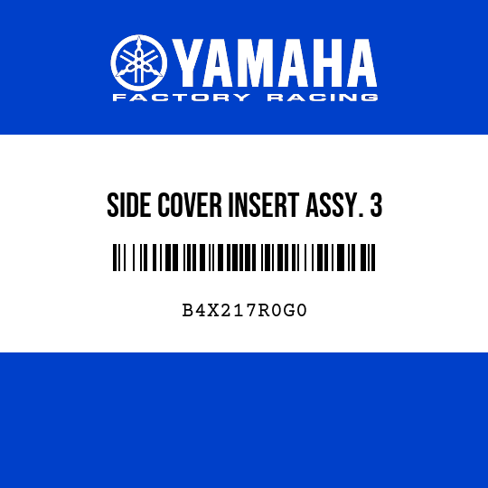 SIDE COVER INSERT ASSY. 3