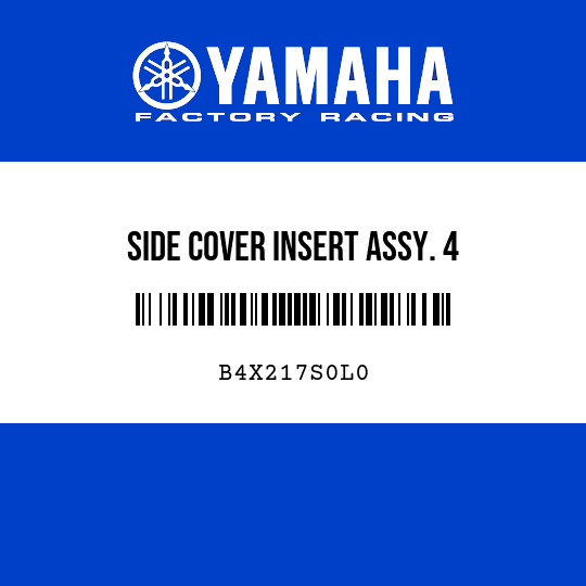 SIDE COVER INSERT ASSY. 4