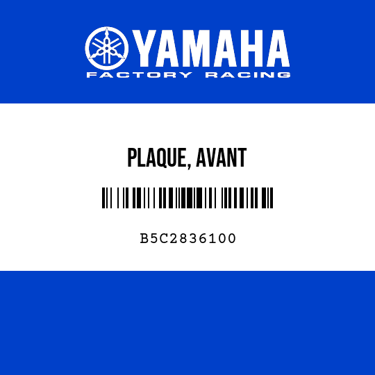PLAQUE, AVANT