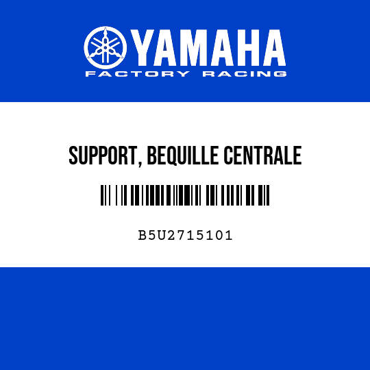 SUPPORT, BEQUILLE CENTRALE