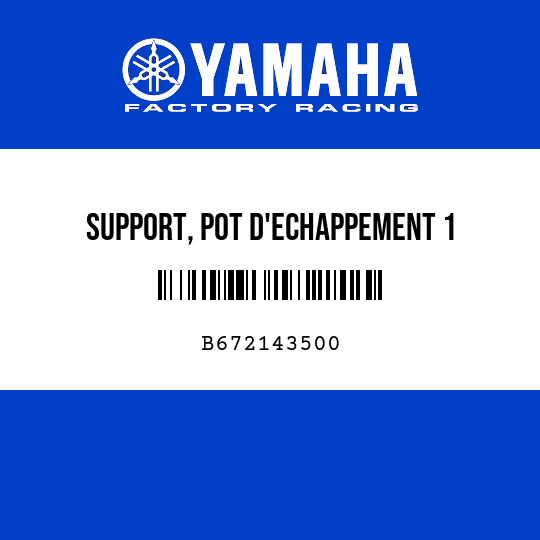 SUPPORT, POT D'ECHAPPEMENT 1