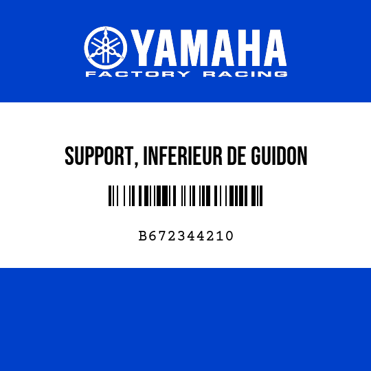 SUPPORT, INFERIEUR DE GUIDON
