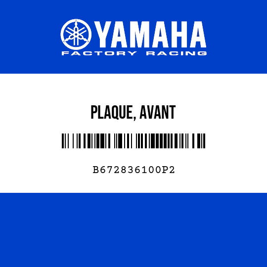 PLAQUE, AVANT