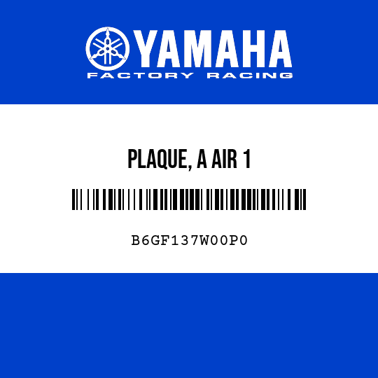 PLAQUE, A AIR 1