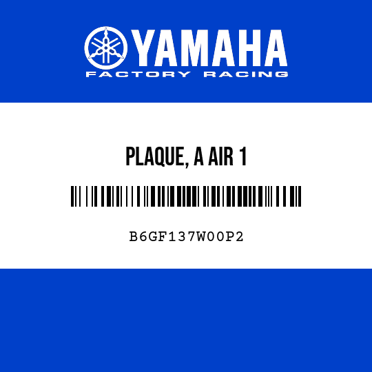 PLAQUE, A AIR 1