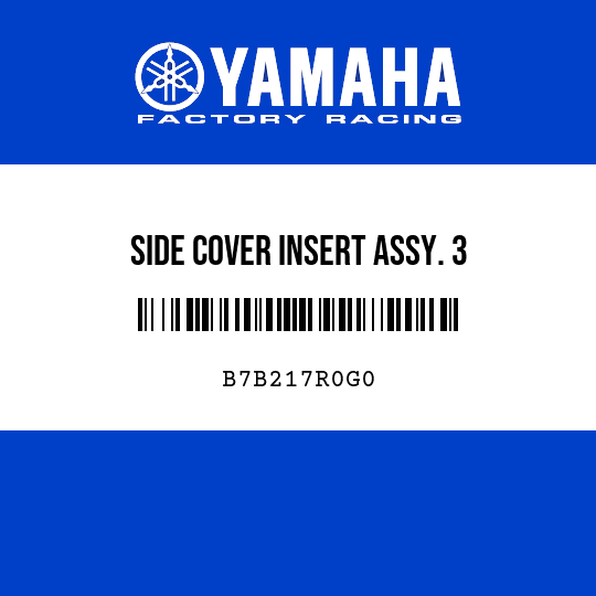 SIDE COVER INSERT ASSY. 3